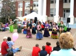 Dancing
                      group improv at U. of Mary Washington