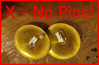 no pins in cymbals